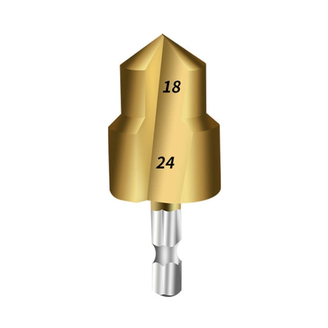 jinwen Countersunk Drill Bit for Ppr Pipe Repair Sturdy Multifunctional Alloy Steel 18 24