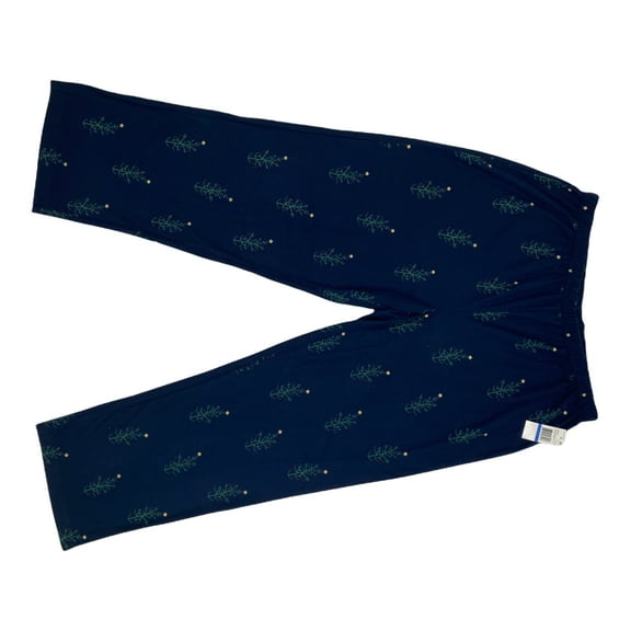Nautica Womens Holiday Pants,Navy,XL