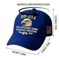 thumbnail image 2 of WEGFTDUOP Veterans Casual Hat DD-214 Hat – Vintage Military-Style Baseball Cap, Distressed Cotton Blend, Adjustable Fit, Veterans Hat for Men, Gifts For Retired Soldiers, 2 of 5