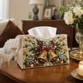 thumbnail image 5 of syligr DIY Diamond Art Tissue Box Kit for Christmas Decorations, Bell & Bow Pearl Tissue Box Kit for Adults, Craft Diamond Ornament for Tabletop Decoration, Vintage Holiday Party Decor Gift, 5 of 7
