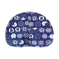 thumbnail image 3 of Milaget Rideau de Litière pour Chat Esthétique Accès Pratique Boîte à Déchets pour Chat Porte à Rabat Chat Bleu, 3 of 9