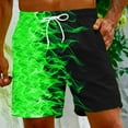 thumbnail image 5 of cllios Mens Swim Trunks 2024 Big and Tall Novelty 3d Flame Printed Surfing Board Shorts Lightweight Quick Dry Drawstring Swimming Shorts Summer Holiday Beach Shorts with Pockets, 5 of 9