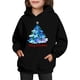 thumbnail image 4 of Sudadera con capucha para niñas y niños, sudadera de manga larga con cuello redondo y estampado de moda, jersey con bolsillo, sudadera de poliéster para niñas, 4 of 8