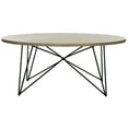 thumbnail image 3 of SAFAVIEH Maris Retro Mid-Century Round Coffee Table, Light Oak, 3 of 8