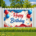 thumbnail image 6 of Colorful Theme Happy Birthday Banner Balloon Decoration Party Decoration Stars Design for Birthday Party Kids Party Indoor Decoration, 6 of 6