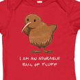 thumbnail image 4 of Inktastic I Am an Adorable Ball of Fluff Cute Kiwi Bird Boys or Girls Baby Bodysuit, 4 of 5