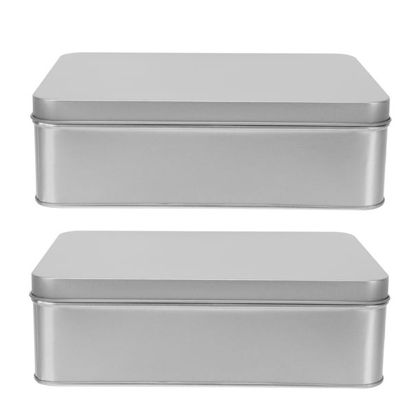 ColoMX 2pcs caramelo cajas de regalo de hierro cajas de envoltura caramelos cajas de galletas