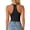 Black, variant on a Athletic Tank Tops for Women Built in Bra V-Neck Ribbed Knit Elastic Racerback Camisole Tops Strechy Slim Fit Spaghetti Strap Workout Shirts (White,XL)