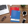 thumbnail image 2 of Cuadernos 1 materia, paq. 24, rayado uni, 70 hojas, 8 x 10.5 pulg., Better Office Products, 6 colores primarios, paq. 24, 2 of 3