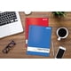 thumbnail image 2 of Cuadernos 1 materia, paq. 24, rayado uni, 70 hojas, 8 x 10.5 pulg., Better Office Products, 6 colores primarios, paq. 24, 2 of 3