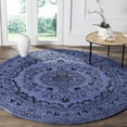 thumbnail image 2 of SAFAVIEH Glamour Collection GLM533C Handmade Purple Rug, 2 of 10