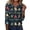 JQ24_Green, variant on Lumtrix Christmas Shirts for Women Graphic Print Tee Fall Loose Fit 3/4 Sleeve V Neck Blouses Wine L