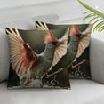 thumbnail image 3 of nygtbtfer red Throw Pillow Covers Set of 2 Play Water Nature Country White Velvet Washable Sofa Living Room Decor Bedroom Dorm Square Pillowcases White, 3 of 7