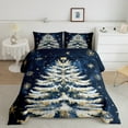 thumbnail image 2 of jejeloiu Chic Christmas Tree Bedding Comforter Set,Happy New Year Twin Comforter Sets,Merry Xmas Snowflake Bedding Set For Children,Microfiber Bedroom Decor Reversible,2 Pieces, 2 of 8
