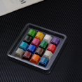 thumbnail image 2 of PC+PBT Keycaps 16pcs Cherry Profile Custom Keycaps Mixed Colors R4 Rainbow Keycap Fit for Cherry Mx Gateron Switches Mechanical Keyboard, 2 of 4
