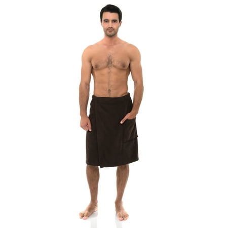 TowelSelections Men's Wrap, Shower & Bath, Terry Spa