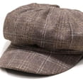 thumbnail image 2 of CoCopeaunts Newsboy Hats for Women Solid Plain Octagonal Newsboy Cap Men Ladies Casual Wool Hat Beret Painter Cap Winter Hat, 2 of 7