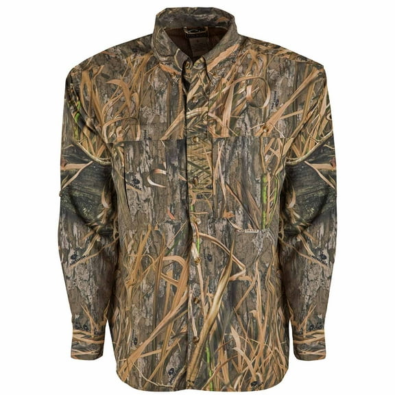 Drake Waterfowl Men's EST Vented Camo Wingshooter's Shirt
