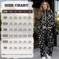 thumbnail image 7 of Xixirimido Music Notes Black Print Women's Sweatsuits 2 Piece Outfit Fall Fashion Airport Lounge Sets Long Sleeve Sweatshirt Wide Leg Sweatpants Plus Size Tracksuit, X-Large, 7 of 7