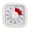 White, variant on sixwipe 60 Minute Visual Timer, 9.5cm Classroom Visual Timer with Optional Alert Modes, Silent Magnetic Kitchen Timer with Kickstand, Oversize Visual Countdown Timer for Kids Adults Office Desk