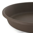 thumbnail image 6 of HC Companies Classic Plastic 21 Inch Round Flower Plant Pot Deep Saucer, Brown, 6 of 11