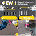 thumbnail image 3 of Kit De Llave De Impacto Bloosom  Inalámbrica Con Batería De 4000 Mah Amarillo, 3 of 4