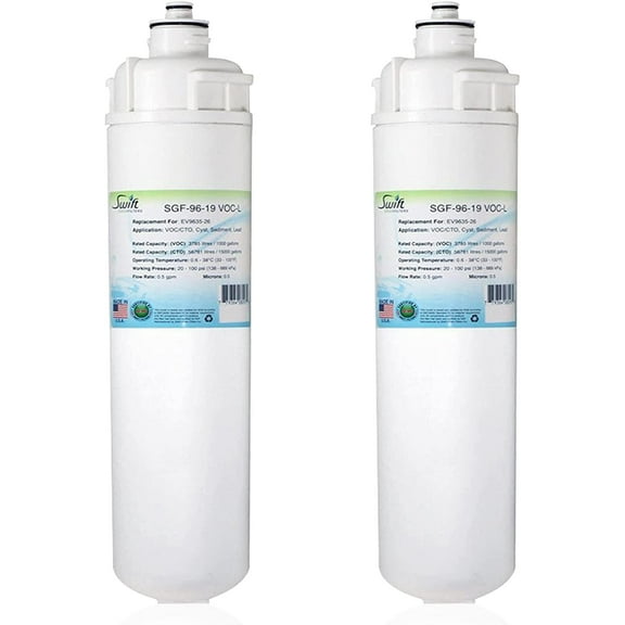 Swift Green Filters SGF-96-19 VOC-Chlora-L Compatible Commercial Water Filter for EV9635-26,EP25,EP15,EP35,EP35R,EV9270-86,EV9270-87 (2 Pack),Made in USA