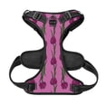 thumbnail image 4 of Kdxio Tulips Flowers Print No Pull Dog Harness Adjustable Reflective Oxford Easy Control Medium Large Dog Harness for Training and Everyday-, 4 of 8