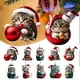 thumbnail image 2 of Colgante de gato de árbol de Navidad, 2dacrylic Decoración colgante divertida de gato navideño, Decoración de árbol de Navidad, Regalo de decoración navideña -10 piezas, 2 of 5