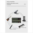 thumbnail image 1 of Portable 4-Way Audio Mixer, 4-in & 1-Out Stereo Mixer, Small DJ Mixer, 1 of 4