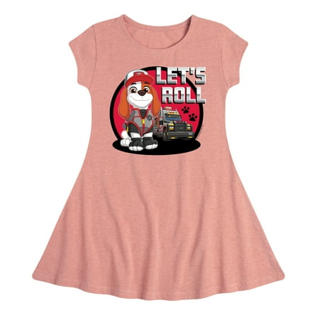 

Paw Patrol - Let s Roll Al - Toddler And Youth Girls Fit And Flare Dress