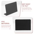 thumbnail image 4 of 10pcs Bureau Mini Tableaux Noirs en Forme de L Petit Tableau Noir Message Signe pour Restaurant, 4 of 6
