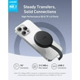 thumbnail image 2 of Anker MagGo USB-C Adapter, SD Card Reader for USB C iPhone 16/15 Series(Not for12/13/14), Portable Magnetic Memory Card Reader with Built-in Cable, Slots for SD&TF, 312MB/s Max Data Transfer(Black), 2 of 5