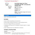 thumbnail image 2 of Front Brake Caliper Set 2 Piece - Compatible with 2000 - 2013 Chevy Suburban 2500 2001 2002 2003 2004 2005 2006 2007 2008 2009 2010 2011 2012, 2 of 2