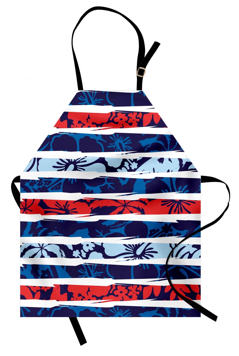 Exotic Apron Tropical Hibiscus Flower Beach Theme Vivid Color Scheme ...