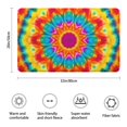 thumbnail image 3 of Colorful Tie Dye Mandala Pattern Bathroom Rugs Mat,Non Slip Microfiber Bathroom Rug,Rubber Backing,Soft Bathroom Mats for Bathroom Floor,Tub and Shower,20x32in(50x80cm), 3 of 5
