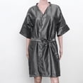 thumbnail image 4 of SHISUYAN Robe de Client de Salon Robe de Cape pour Salon de Coiffure (Gris Argenté), 4 of 8