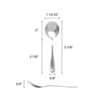 thumbnail image 2 of Excellante Flatware-Tahoe 18/0 heavy weight stainless steel bouillon spoon, comes in dozen, 2 of 2