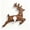 A, variant on Tovaris Lighted Wooden Christmas Reindeer Wall Decor, LED Reindeer Sign, Christmas Wall Hanging Ornament for Fireplace Mantel, Holiday Home Decor