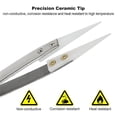 thumbnail image 3 of Pinzas para soldar electrónicas con punta de cerámica, 5 unidades, mandril de precisión antiestático resistente a ácidos inversos, como se muestra, como se muestra, 3 of 5