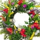 thumbnail image 2 of Corona De Puerta De Primavera Guirnalda decorativa de flores silvestres artificiales para primavera y verano, decoración para puerta (35 cm) Wdftyju Libre de BPA, 2 of 3