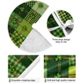 thumbnail image 2 of Coolnut Lucky Clover Christmas Tree Skirt 36", St. Patrick's Day Tree Skirt Double Layers Polyester Easter Tree Skirt for St. Patrick's Day Holiday Party Decoration, 2 of 6