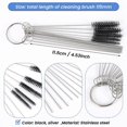 thumbnail image 4 of Carburetor Cleaner Cleaning Brushes Kit, Small Wire Brush - 20 Needles + 10 Brushes, 4 of 5