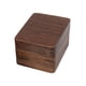 thumbnail image 2 of Joyero de madera vintage de madera maciza con 3 ranuras para anillos de boda Blanco, 2 of 8