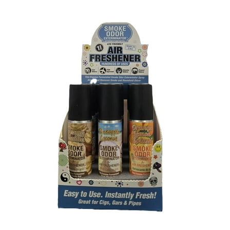 smoke odor exterminator & Air freshner 1 oz Assorted ( 12 pack )
