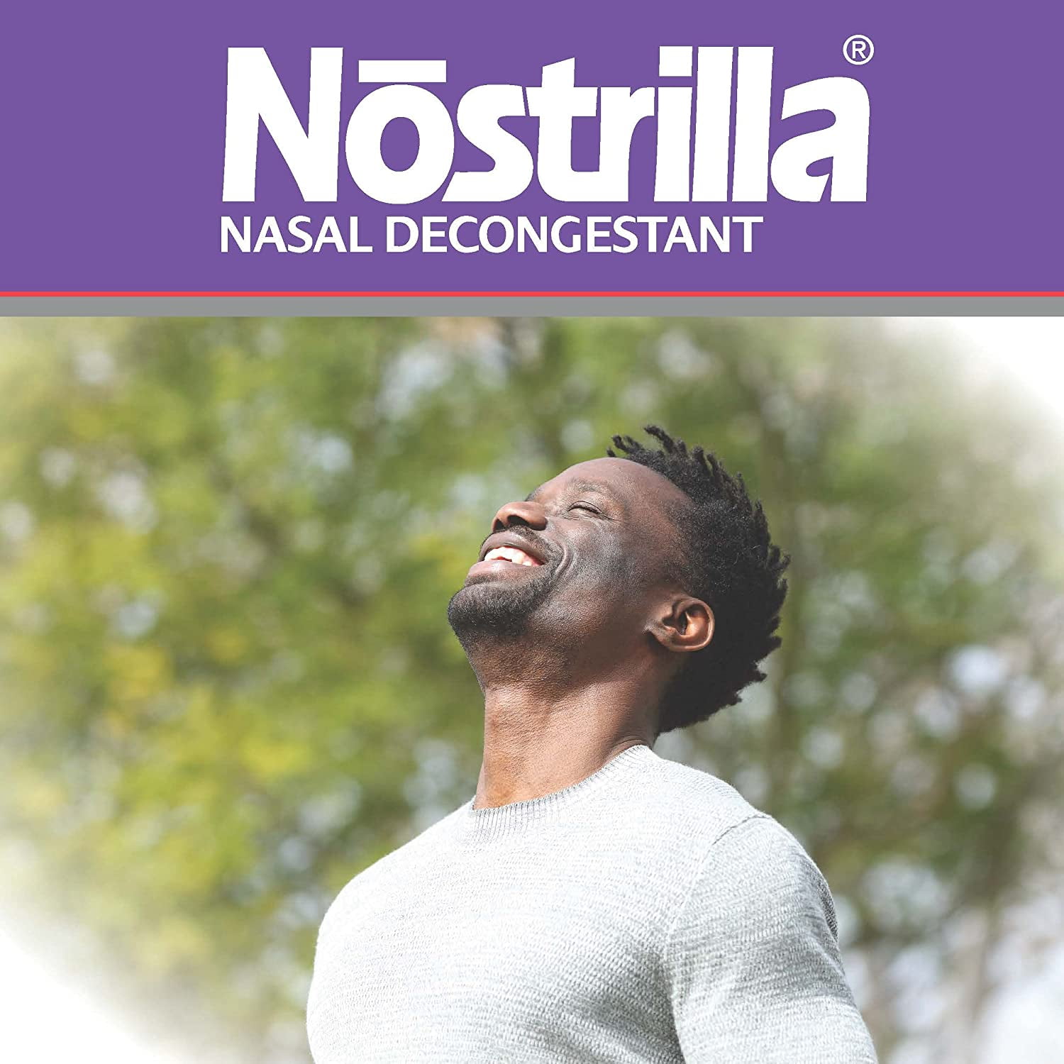 Nostrilla Nasal Decongestant Original Fast Relief, 0.50 oz (Pack of 6)
