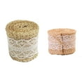 thumbnail image 4 of Yuarrent Rollo de lino Artesanía Exquisita superficie lisa Cuerda de cáñamo Accesorios de matrimonio Calcomanía de tela de encaje Artesanía Decoración del hogar, 4 of 6