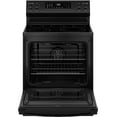 thumbnail image 2 of GE 30 Inch Free Standing Radiant Range 5 Element Steam Clean Single Oven GRF600AVBB, 2 of 4