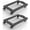 2 Packs, variant on Furniture Moving Dolly 1800LBS, Heavy Duty Dolly cart with Wheels, Reinforced Steel Frame Moving Dolly 4 Wheels with Brake 23.4" x 15.7" Furniture Dolly