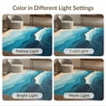 thumbnail image 7 of ODIKA 6'x9' Serene Oceanic Abstract Design Washable Area Rug for Queen Size Bedroom, Under Bed, Master Suite, Easy Care, Non-Shedding, 7 of 7